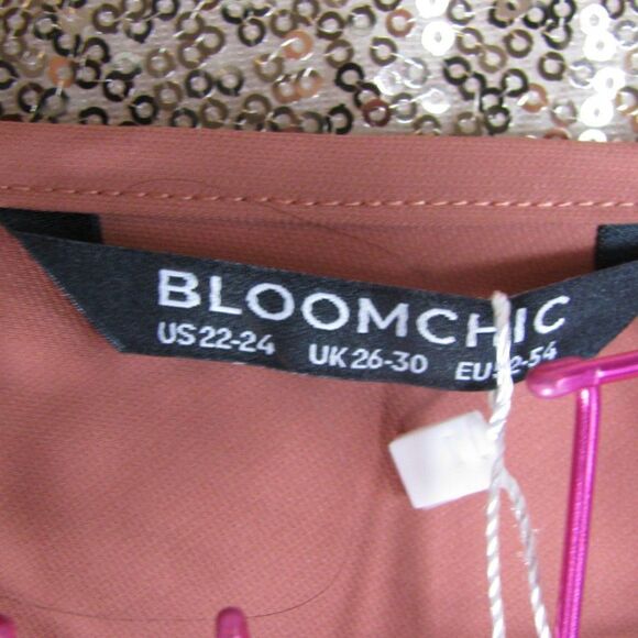 NWT BloomChic lace up front top 22/3X - Picture 7 of 10